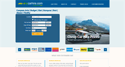 Desktop Screenshot of anycarhire.com